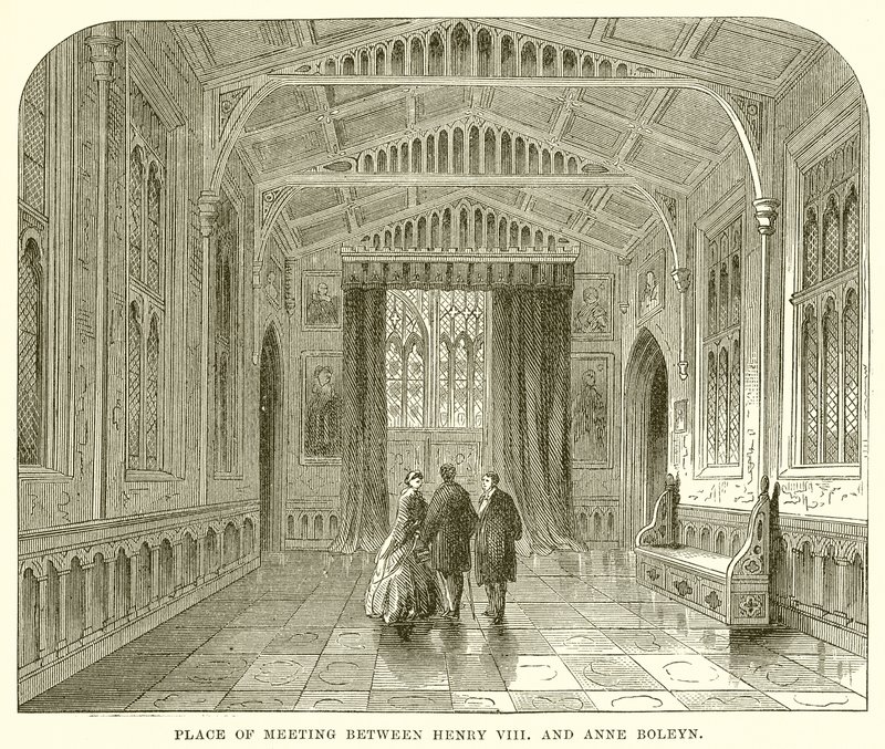 Plaats van ontmoeting tussen Henry VIII en Anne Boleyn door English School