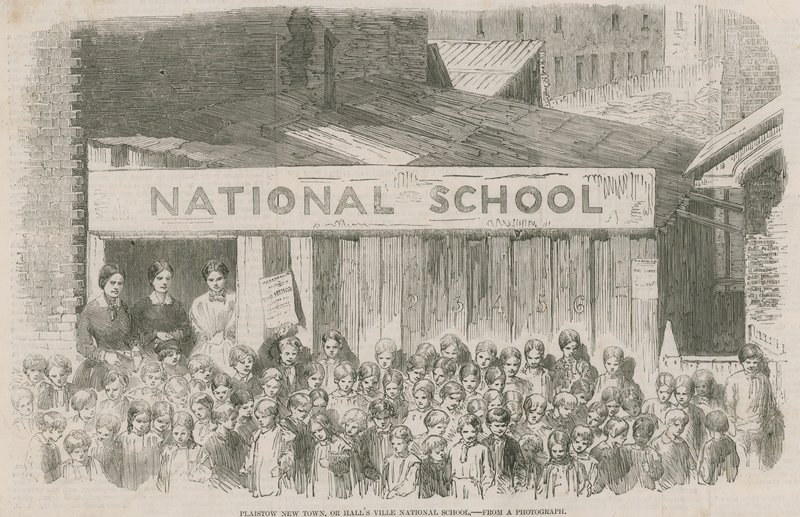 Plaistow New Town door English School