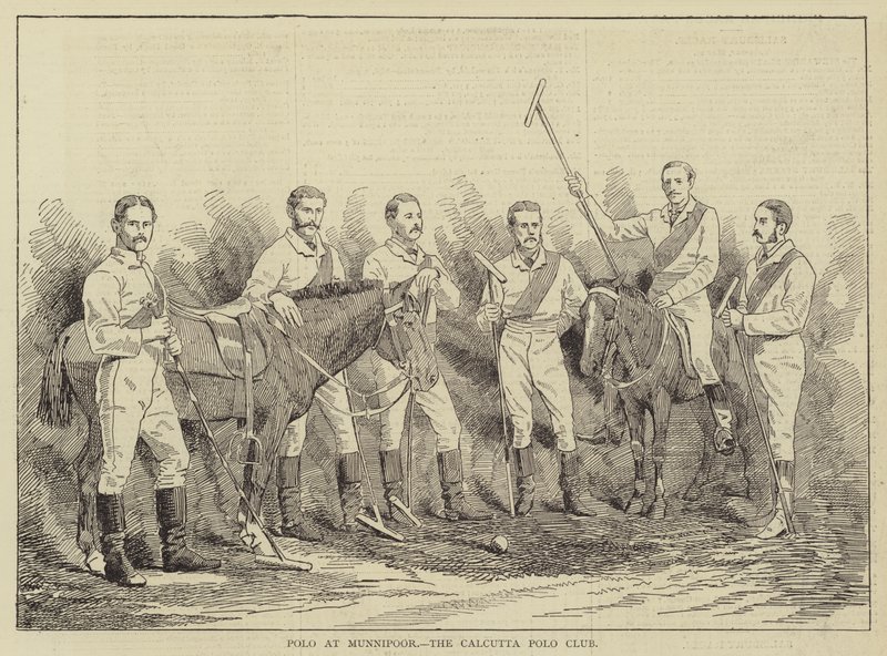 Polo in Munnipoor, de Calcutta Polo Club door English School