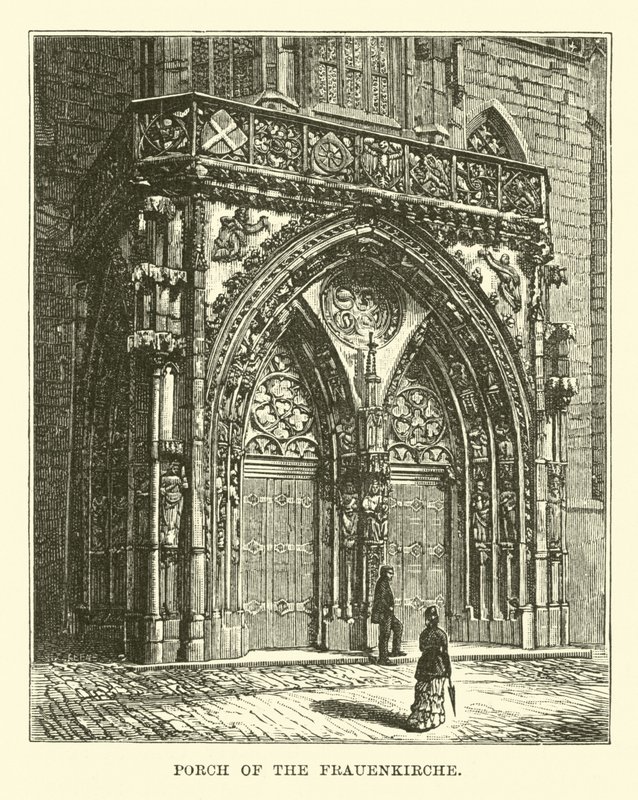 Portiek van de Frauenkirche door English School