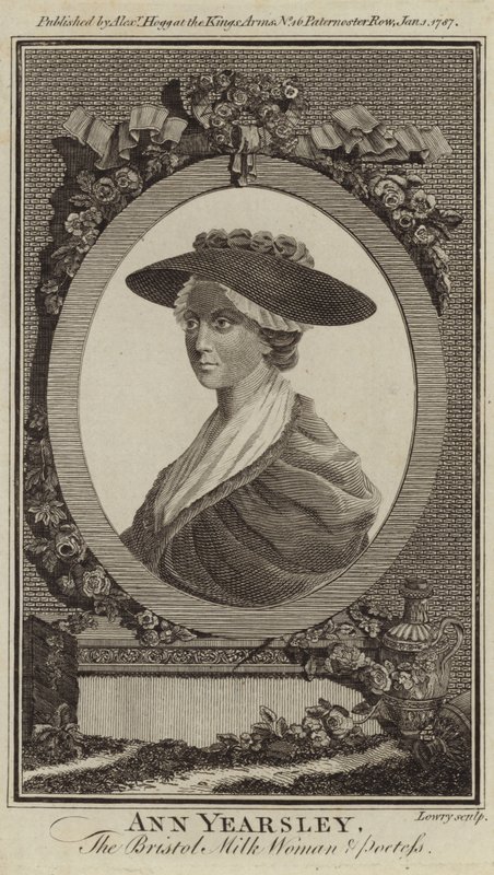 Portret van Ann Yearsley door English School