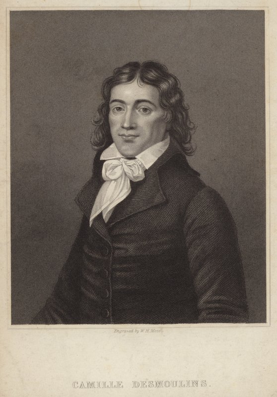 Portret van Camille Desmoulins door English School