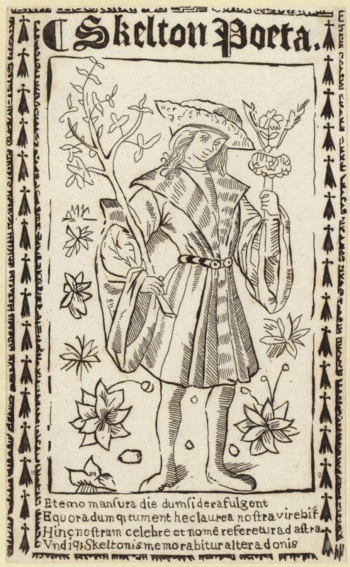 Portret van John Skelton door English School