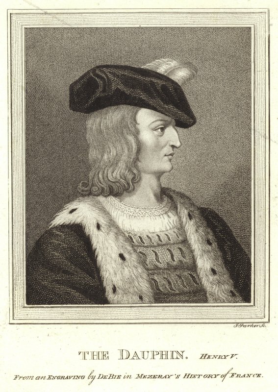 Portret van Koning Hendrik V van Frankrijk door English School