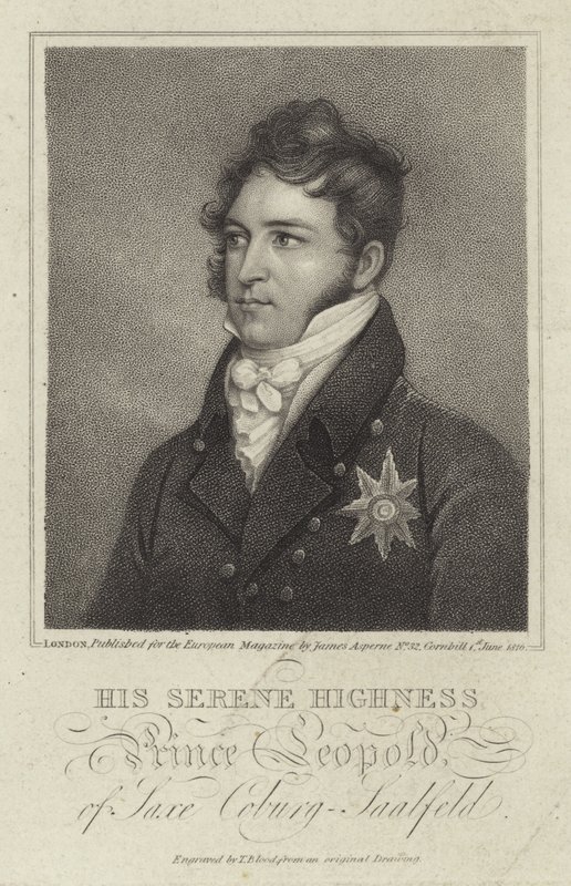 Portret van Koning Leopold I van België door English School