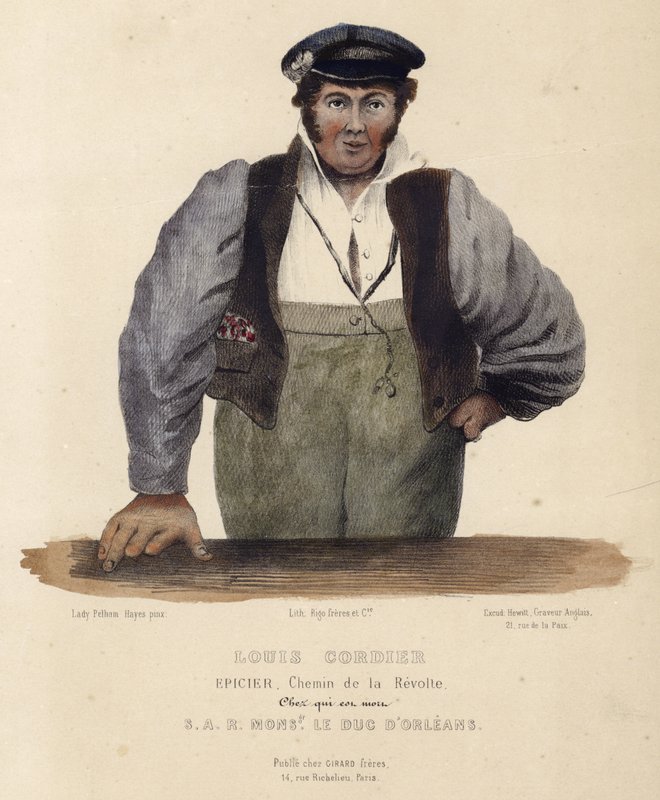 Portret van Louis Cordier door English School