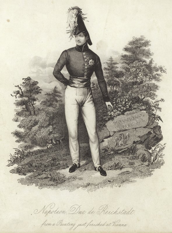 Portret van Napoleon II door English School
