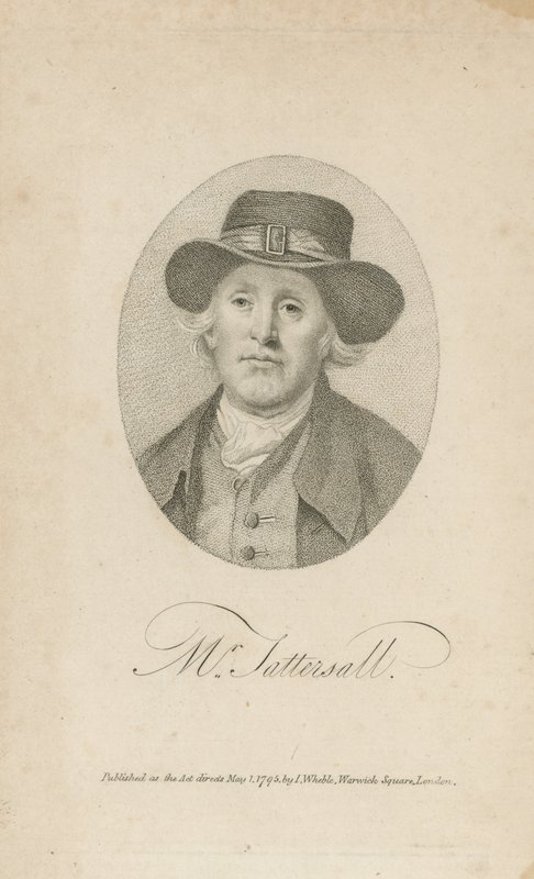 Portret van Richard Tattersall door English School
