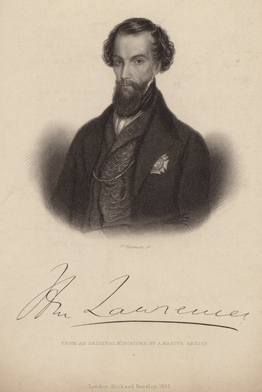 Portret van Sir Henry Lawrence door English School