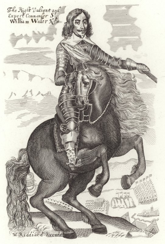 Portret van Sir William Waller door English School