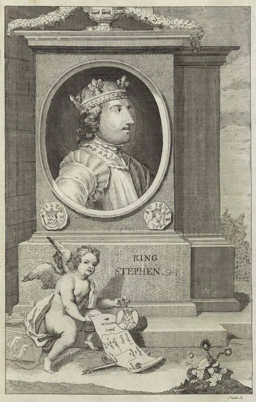 Portret van Stefanus van Engeland door English School