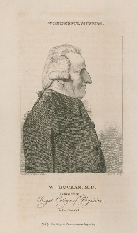 Portret van William Buchan door English School