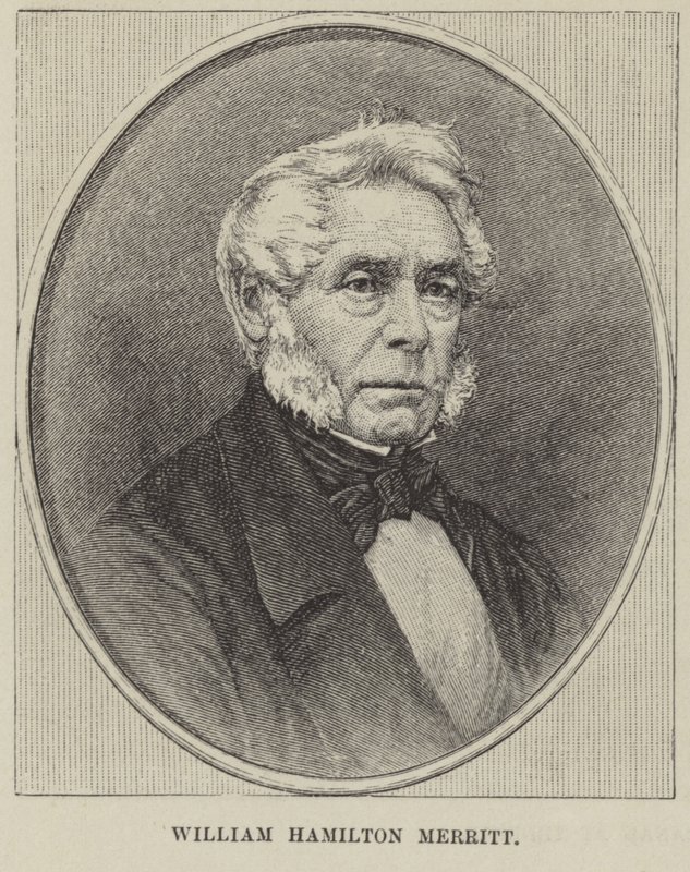Portret van William Hamilton Merritt door English School
