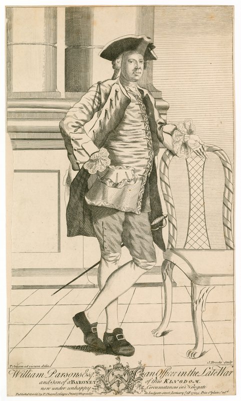 Portret van William Parsons door English School