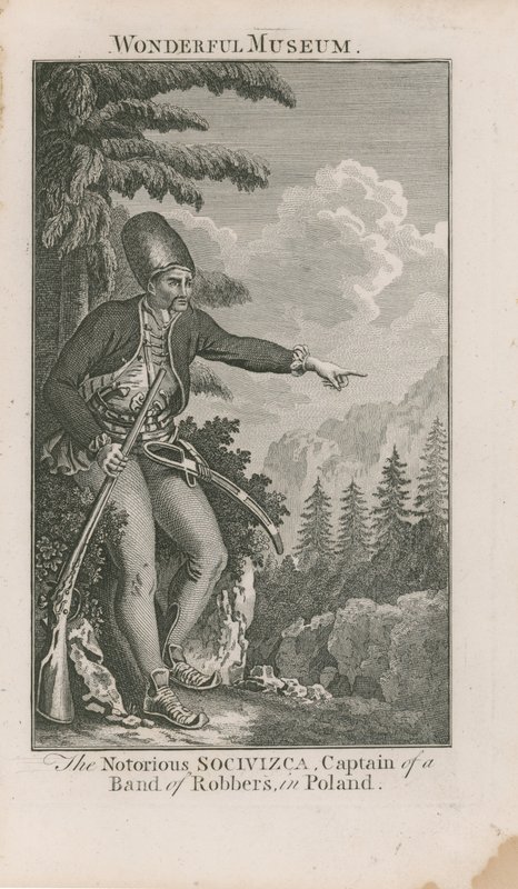 Portret van de beruchte Socivizca door English School