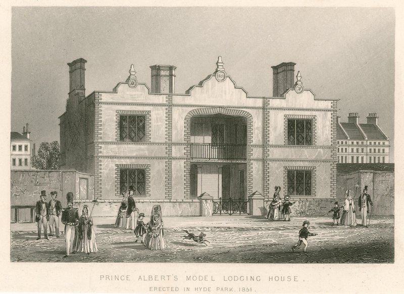 Prins Alberts Model Woning, Grote Tentoonstelling, 1851 door English School