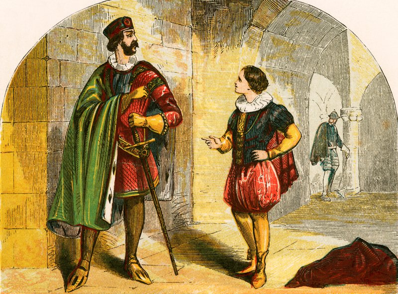 Prins Arthur eist de kroon van zijn oom door English School