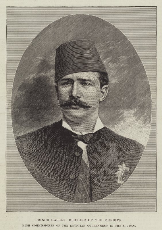 Prins Hassan, Broer van de Khedive, Hoge Commissaris van de Egyptische Regering in de Soedan door English School
