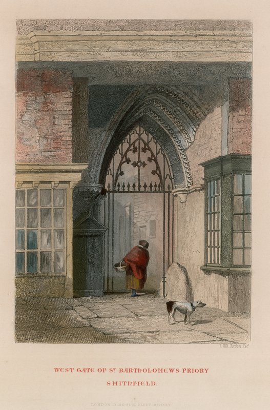 Priorij van St. Bartholomews, Smithfield door English School