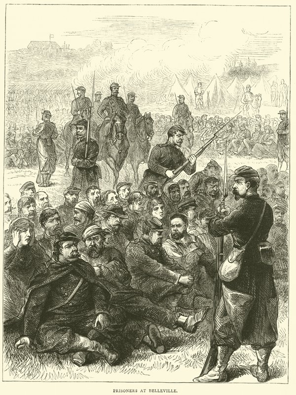 Gevangenen in Belleville, mei 1871 door English School