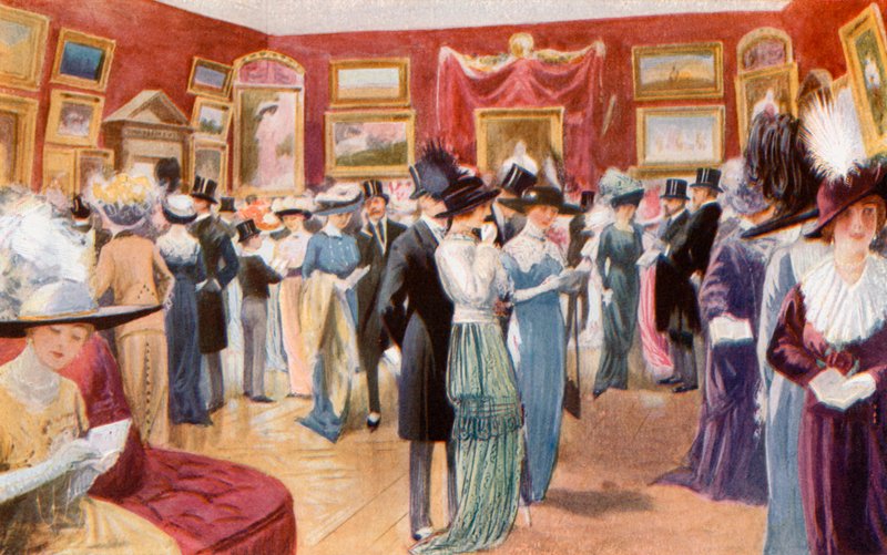 Privé bezichtigingsdag in de Royal Academy door English School