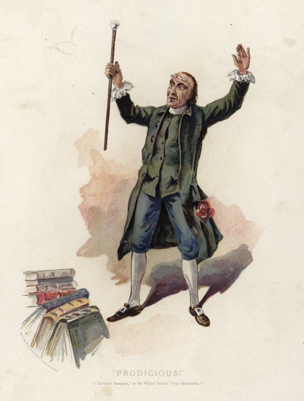 Prodigious!, Dominic Sampson in Sir Walter Scotts Guy Mannering door English School