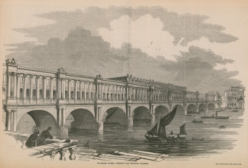 Voorgestelde wijzigingen aan de Waterloo Bridge door English School
