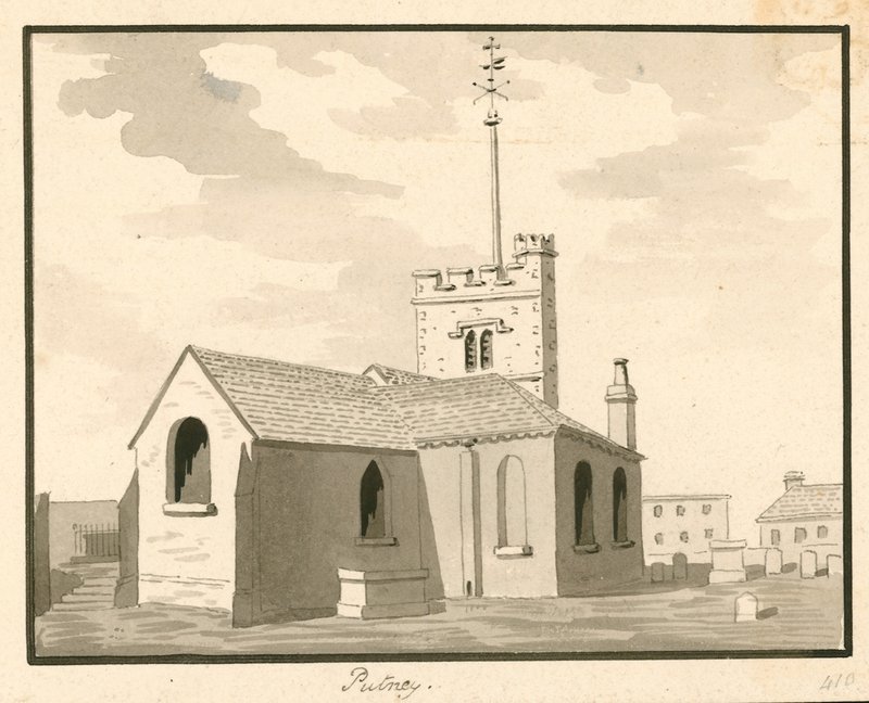 Putney Kerk, Londen door English School