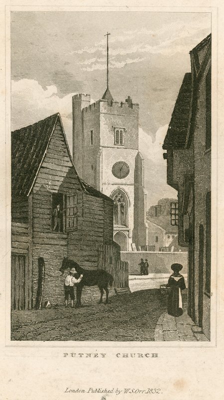 Putney Kerk, Londen door English School