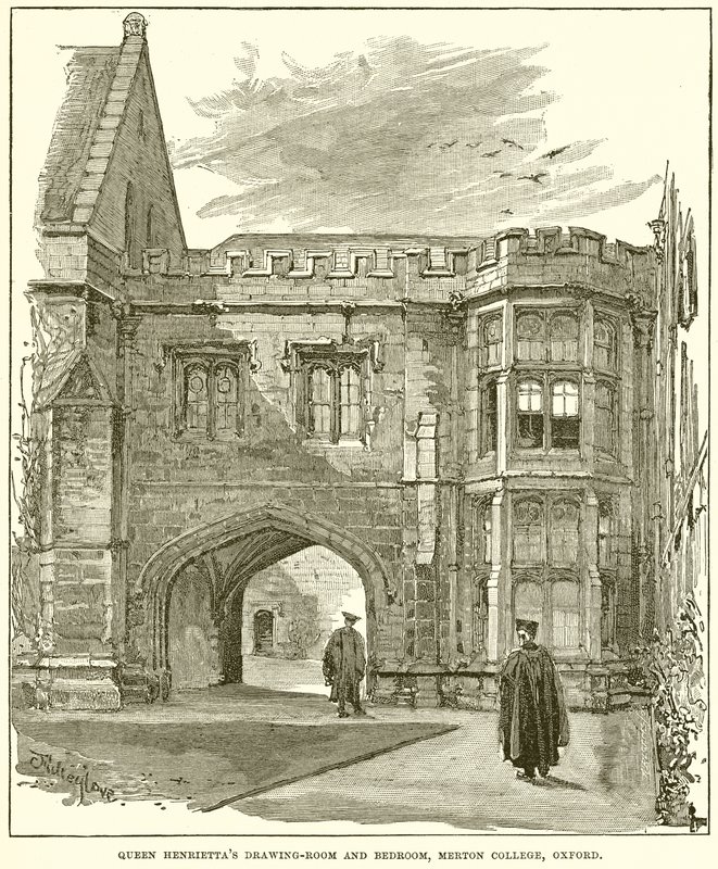 Queen Henriettas tekenkamer en slaapkamer, Merton College, Oxford door English School