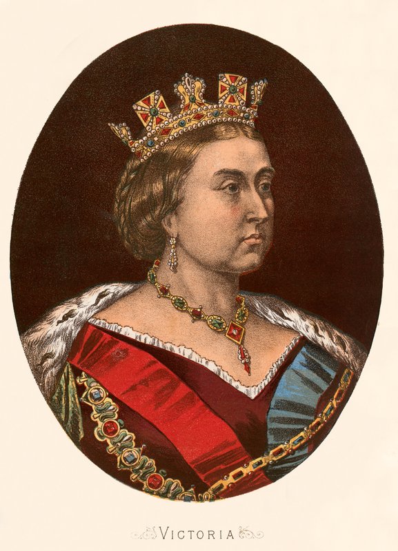Koningin Victoria door English School