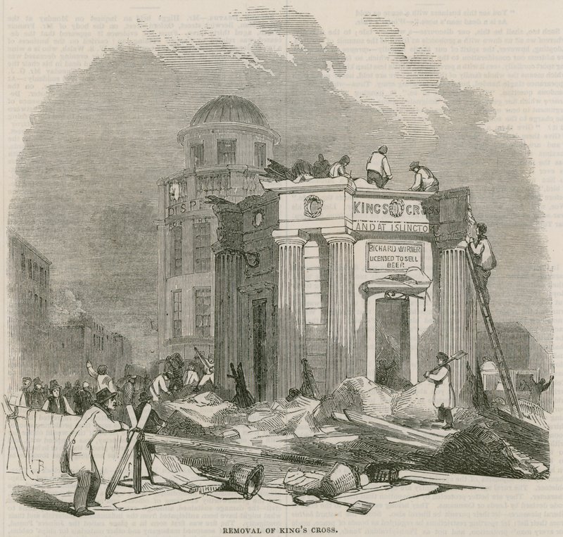 Verwijdering van Kings Cross, Londen door English School