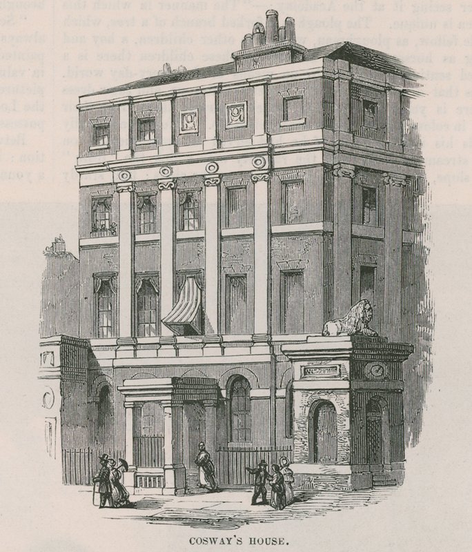 Richard Cosways huis, Stratford Place, Oxford Street, Londen door English School