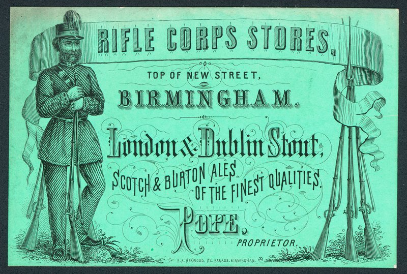 Rifle Corps Stores, voor de eigenaar, Pope door English School