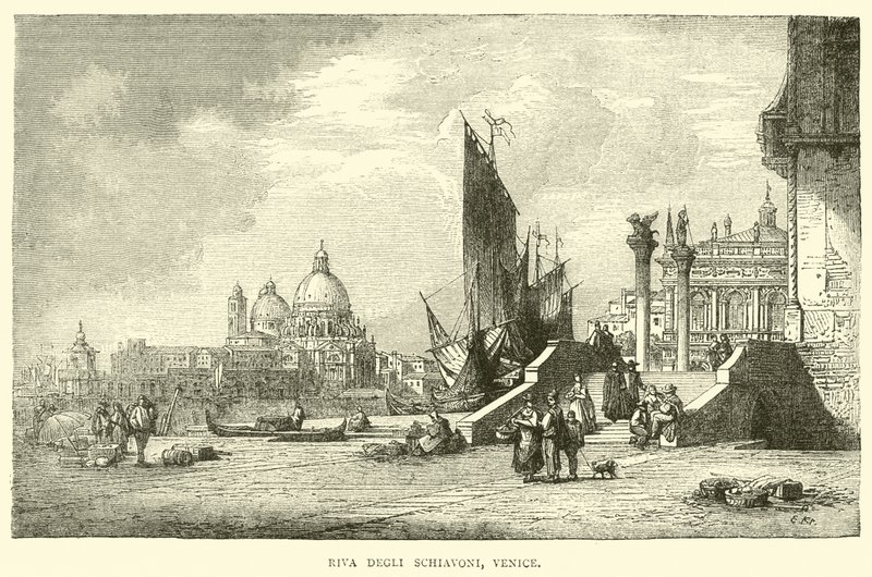 Riva Degli Schiavoni, Venetië door English School