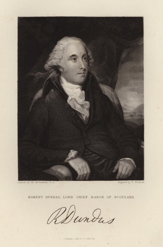 Robert Dundas, Lord Chief Baron van Schotland door English School