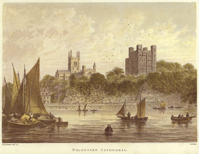 Kathedraal van Rochester in Rochester door English School