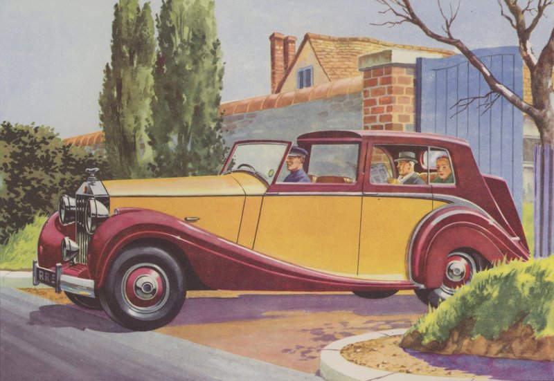 Rolls-Royce (kleur litho) door English School