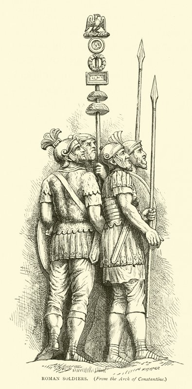 Romeinse soldaten door English School