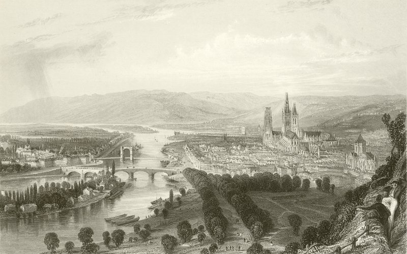Rouen aan de Seine door English School