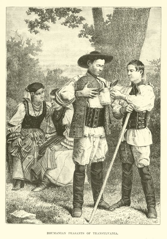 Roemeense boeren van Transsylvanië door English School