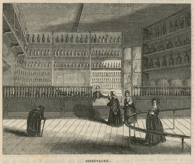 Royal Free Hospital, Londen: Apotheek door English School