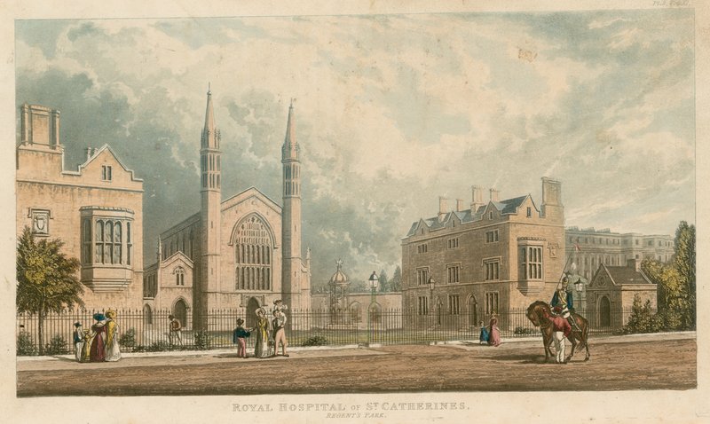 Koninklijk Ziekenhuis van St Catherines, Regents Park, Londen door English School