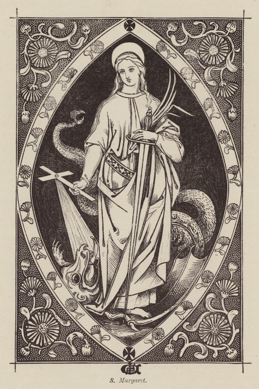 S Margaret (gravure) door English School