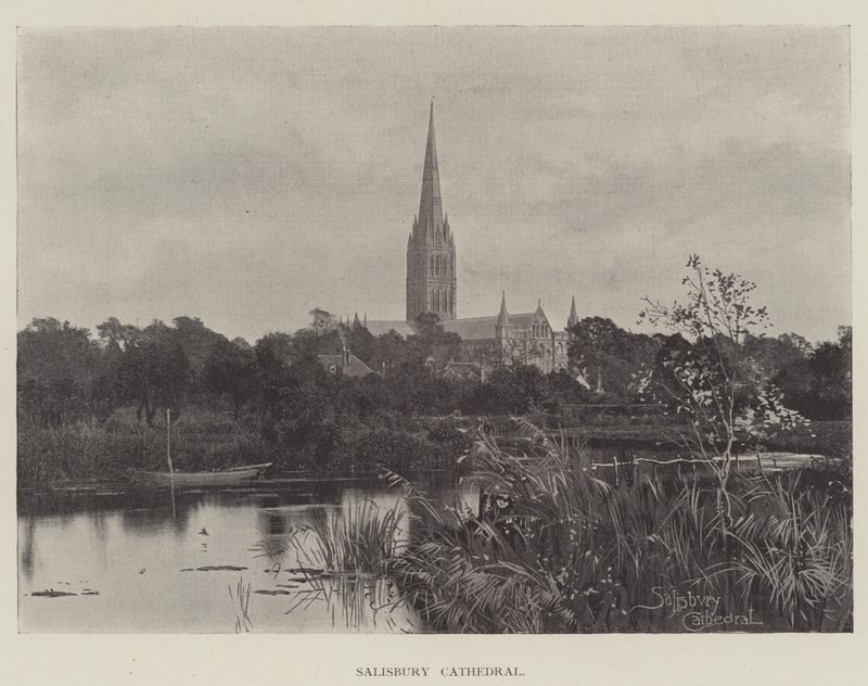 Kathedraal van Salisbury door English School