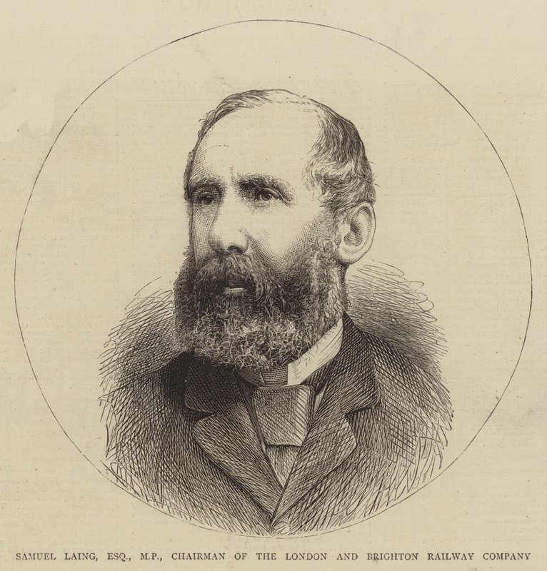 Samuel Laing, Esquire, MP, Voorzitter van de London and Brighton Railway Company door English School