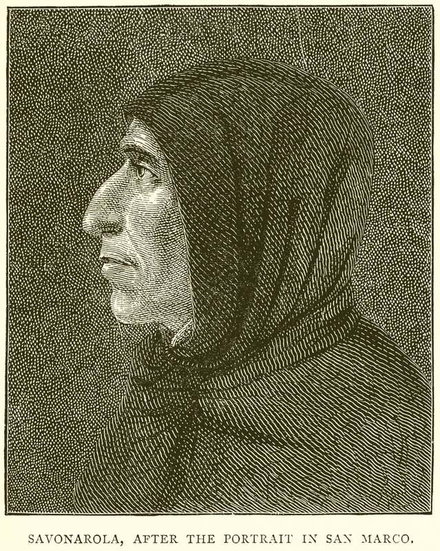 Savonarola, naar het portret in San Marco door English School