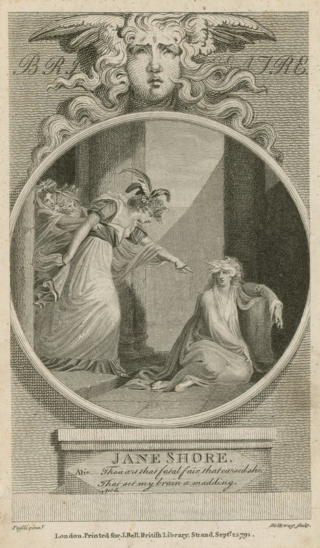 Scène uit Jane Shore door English School