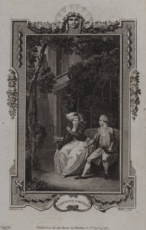 Scène uit De deugdzame wees, door Mary Collyer door English School
