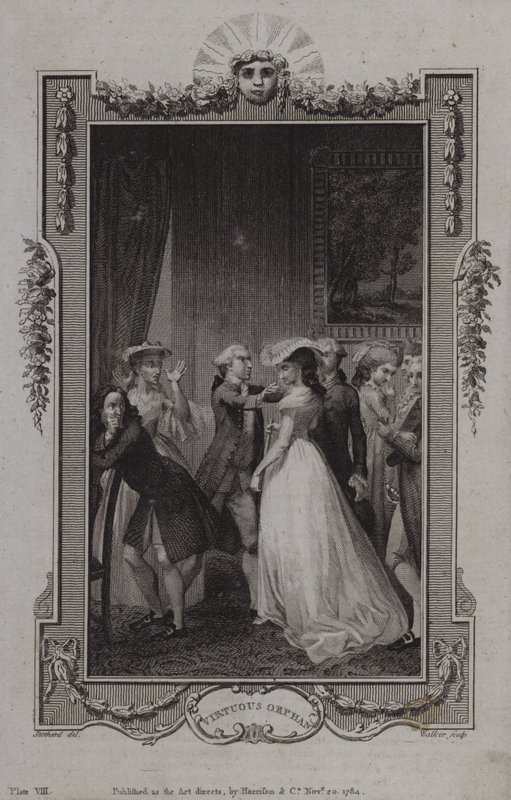 Scène uit De deugdzame wees, door Mary Collyer door English School